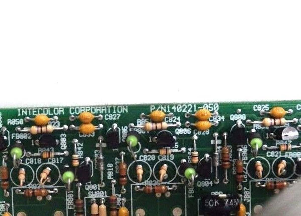 Used INTECOLOR 180573-020 ADJUSTMENT PANEL & BOARD ASSEMBLY 140221-050 F82B INTERFACE