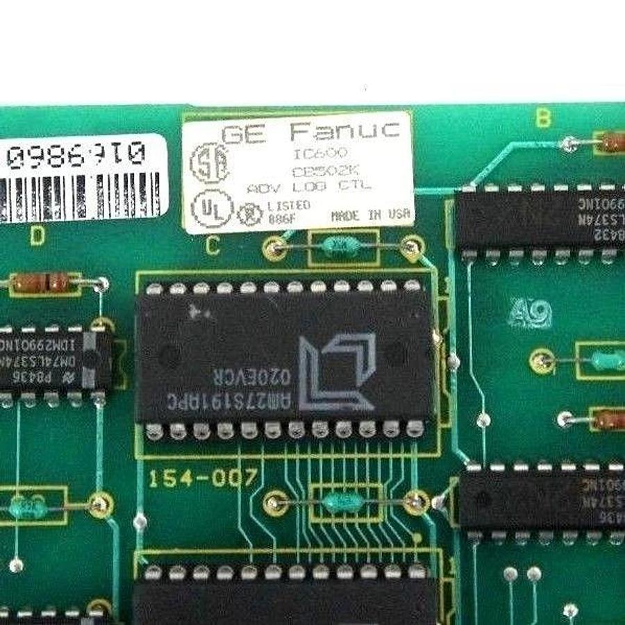 Refurbished REPAIRED GE FANUC IC600CB502K ADVANCED LOGIC CONTROL MODULE