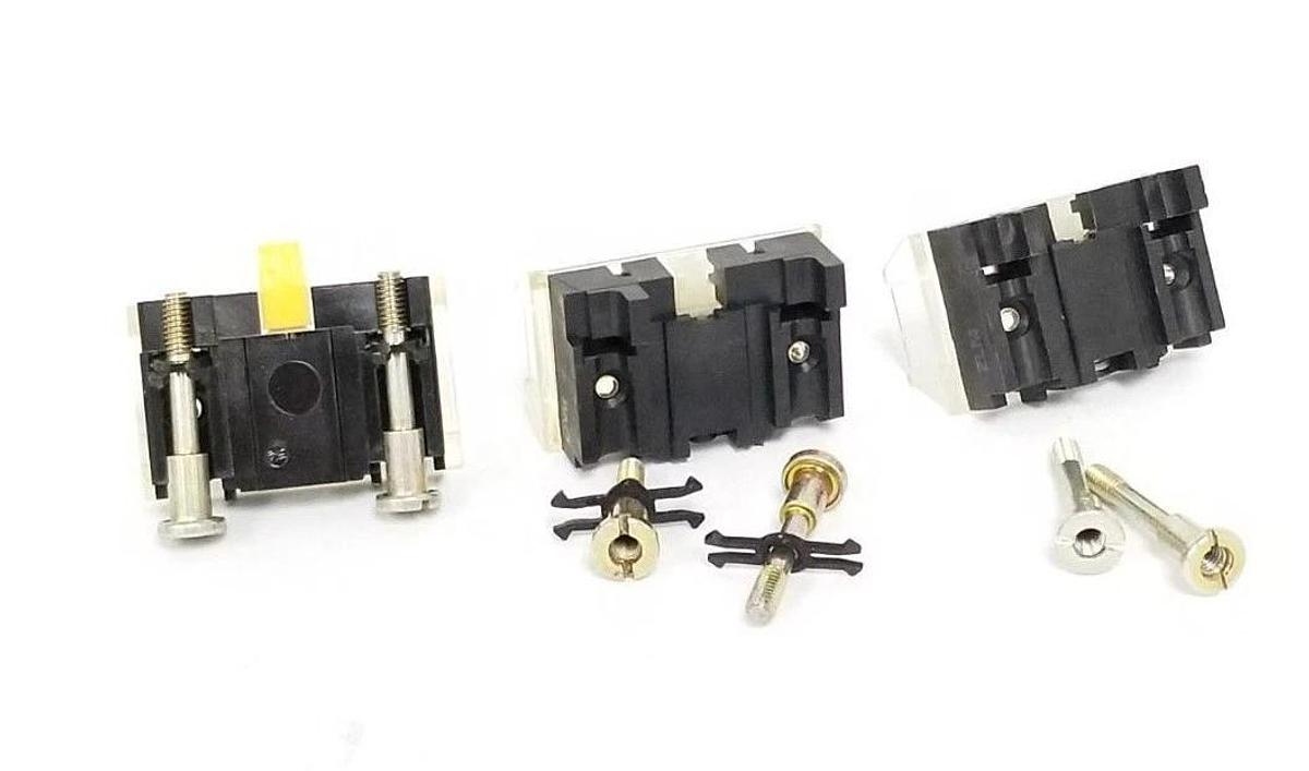 Used LOT OF 3 ALLEN BRADLEY 800T-XD2 CONTACT BLOCKS 800TXD2, SER. D