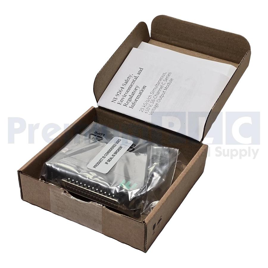 NATIONAL INSTRUMENTS NI-9264 w/ DSUB 16-Ch ±10V, 25 kS/s, 16-Bit 780927-01 NSMP