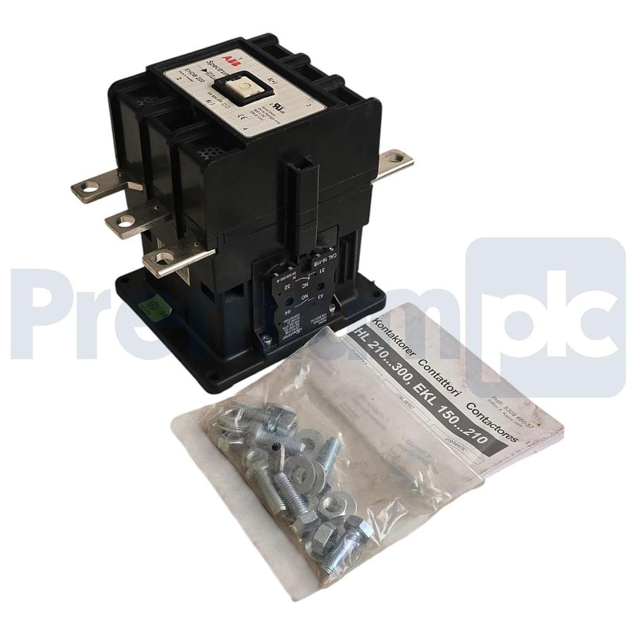 Used ABB EHDB220-21-11 DC Drive Contactor SK825485-AF EHDB220C-1L 110V/120V Coil XLNT