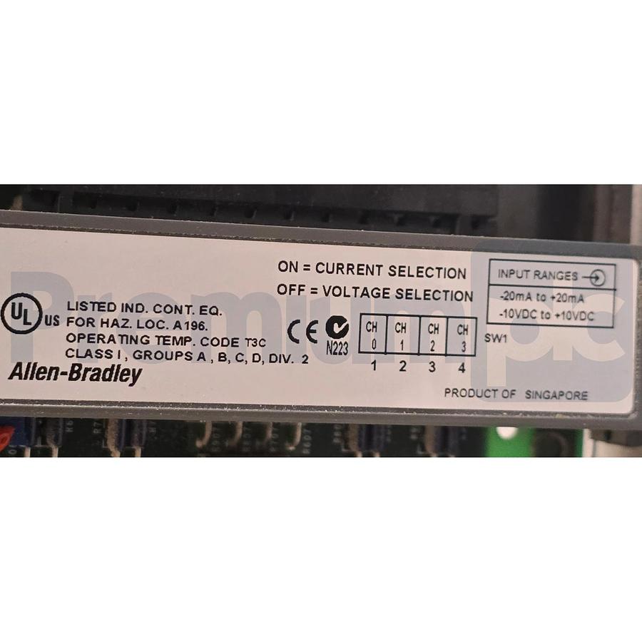Used Allen-Bradley 1746-NI4 /B SLC 500 4-Ch Analog Input Module Rev. A 1746NI4 USPI