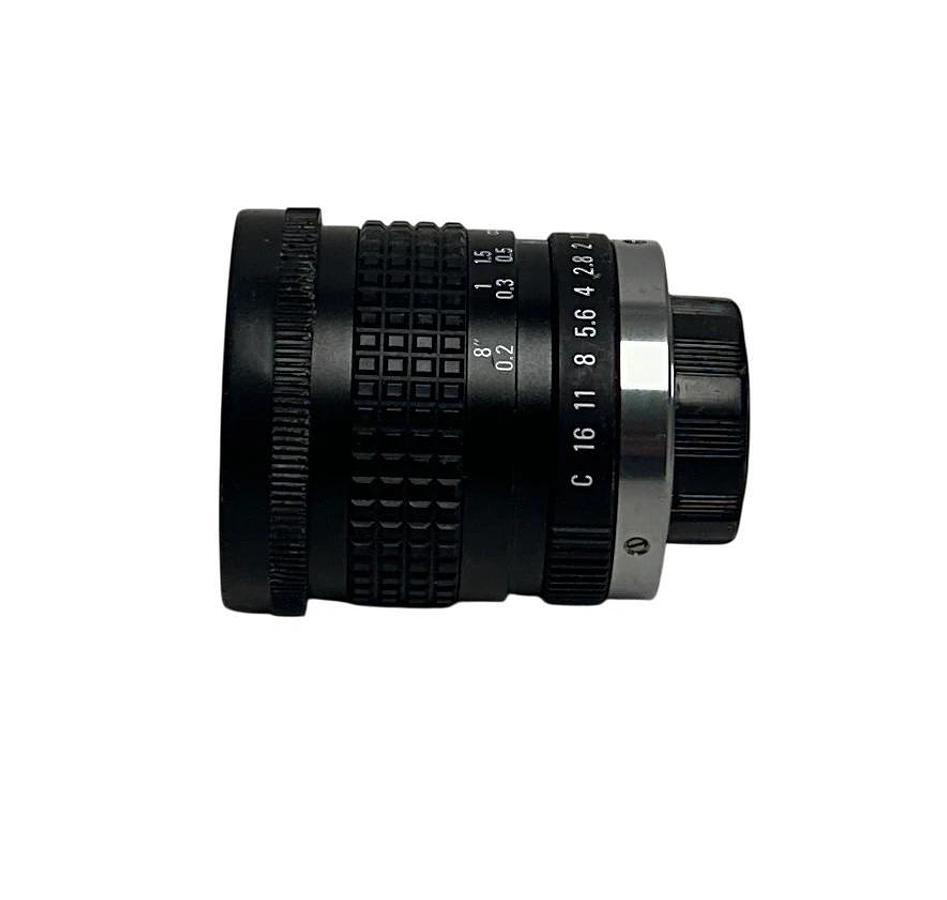 Used COSMICAR 6mm TELEVISION LENS 1:1.2 RATIO OEM BLACK USNP
