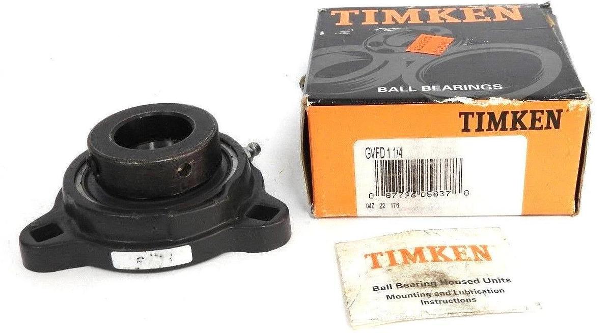 Used NIB TIMKEN GVFD 1 1/4 HOUSED UNIT FLANGED BEARING GVFD114