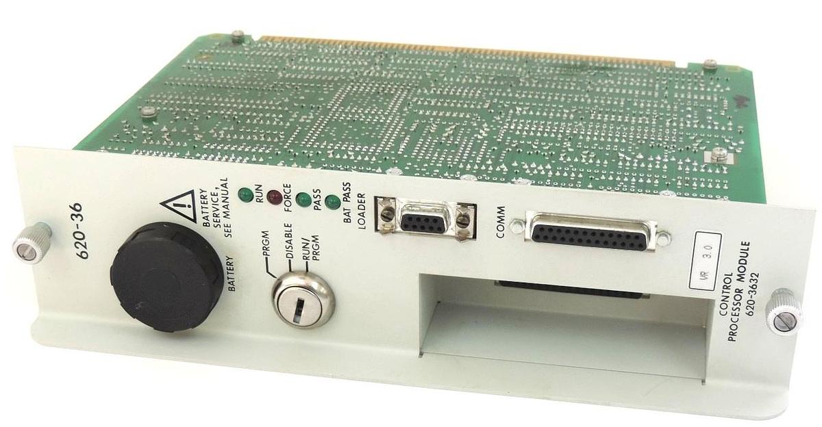 Used HONEYWELL 620-3632 VR 3.0 CONTROL PROCESSOR MODULE 620-36, 6203632