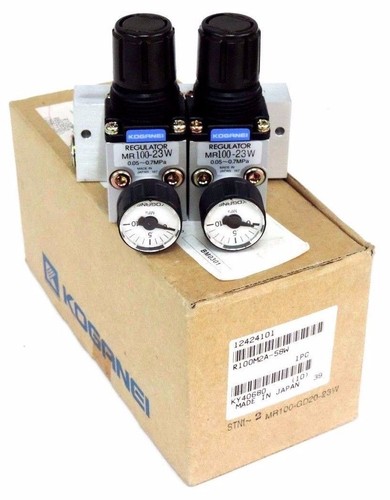 Used NIB KOGANEI R100M2A-58W MANIFOLD REGULATOR W/ MR100-23W