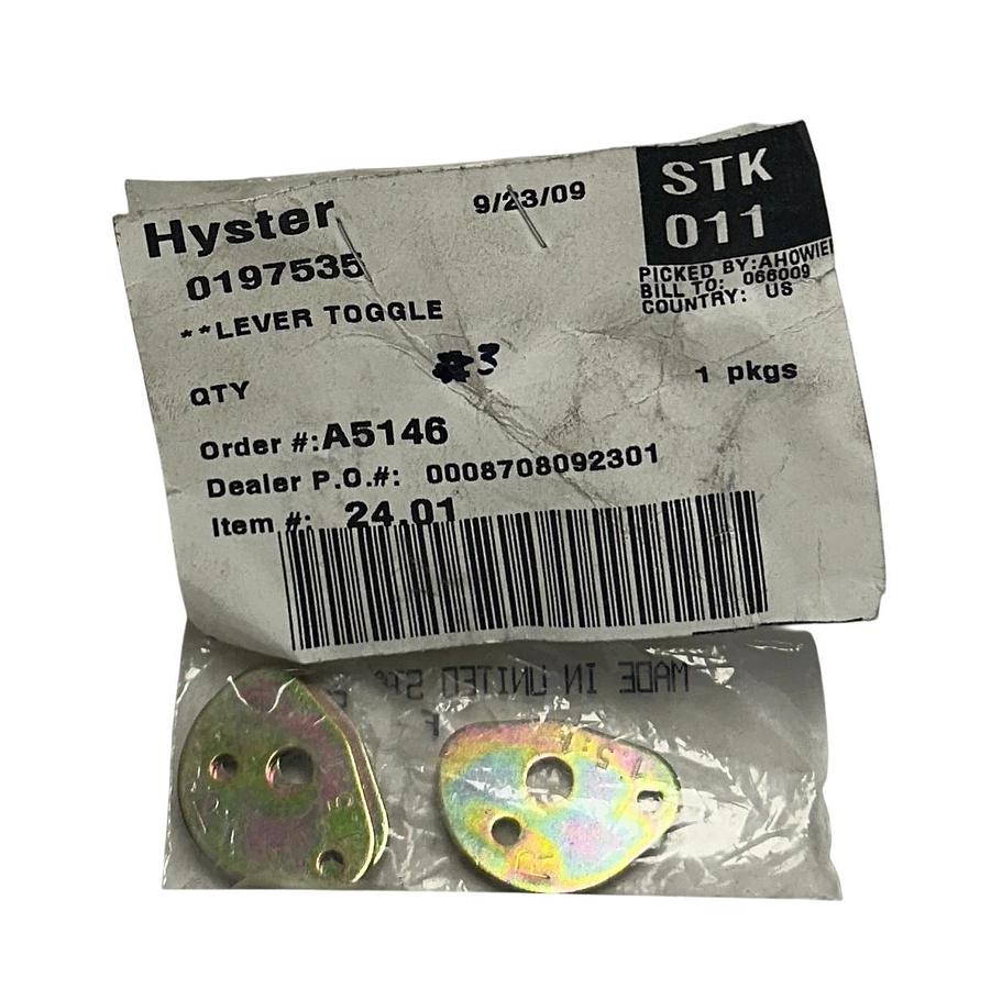 3 HYSTER 0197535 / HY0197535 OEM TOGGLE LEVERS FOR FORKLIFT NSNP