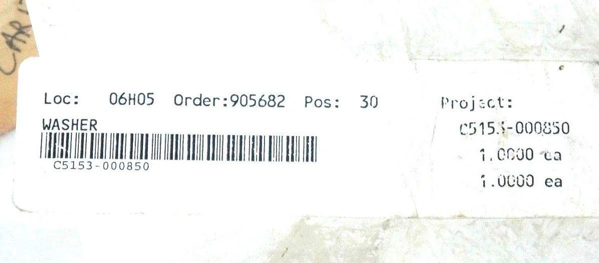 LOT OF 3 NEW OKUMA C5153-000850 WASHERS C5153000850