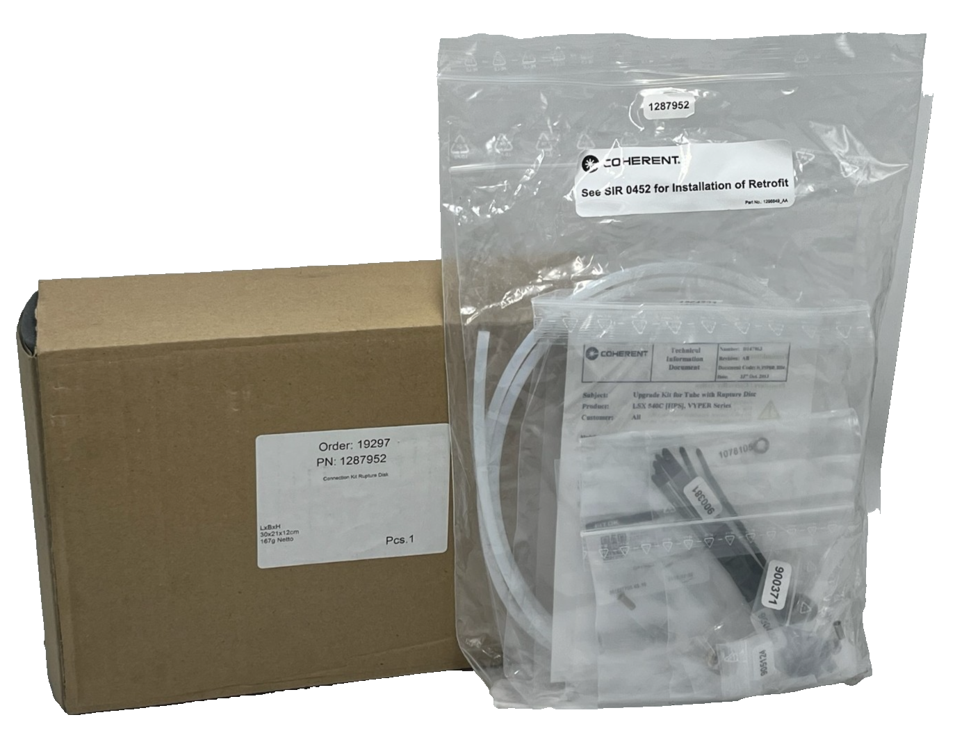 Used Coherent 1287952 Switch / Connection Kit for Rupture Disk LSX 540C VYPER SERIES