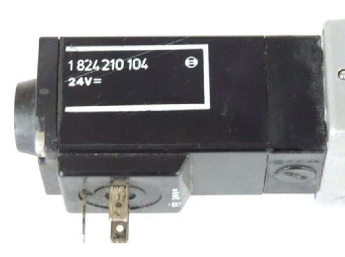 Used BOSCH 1824210104 SOLENOID VALVE COIL 24V WITH MANIFOLD
