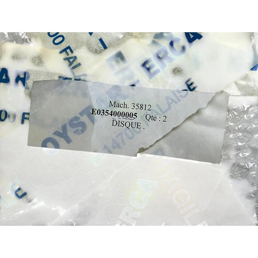 QTY 2 ERCA 354 000 005 Drive Disc / Pull Disc (E0354000005) - Packaging Machine