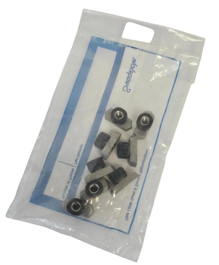 Used LOT OF 8 NEW SWAGELOK SS-S0-RNM METRIC RAIL NUTS SSS0RNM