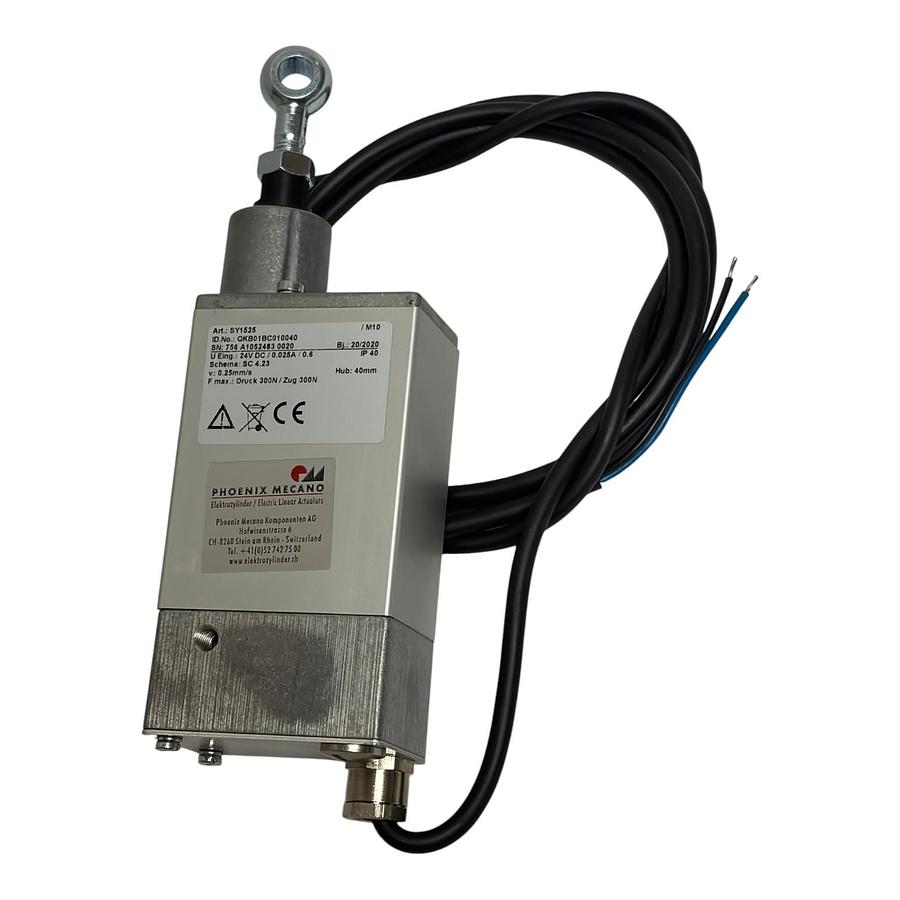 Phoenix Mecano SY1525 Electric Linear Actuator Cylinder QKB01BC010040