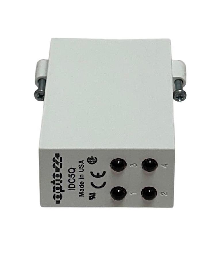 Used OPTO 22 MODEL IDC5Q QUAD PAK 4-CHNL AC/DC INPUT MODULE 12-32VAC/10-32VDC NSMP
