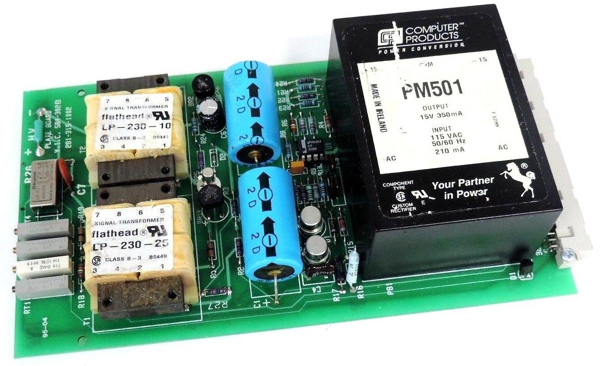 Used VIC 584-302B PC BOARD WITH PM501 POWER SUPPLY 584302B