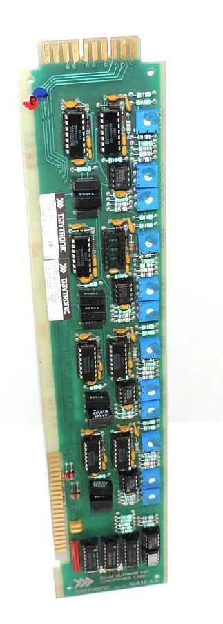 Used DAYTRONICS 10A16-4A QUAD PLATINUM RTD CONDITIONER CARD 10A164A H/W 2.6