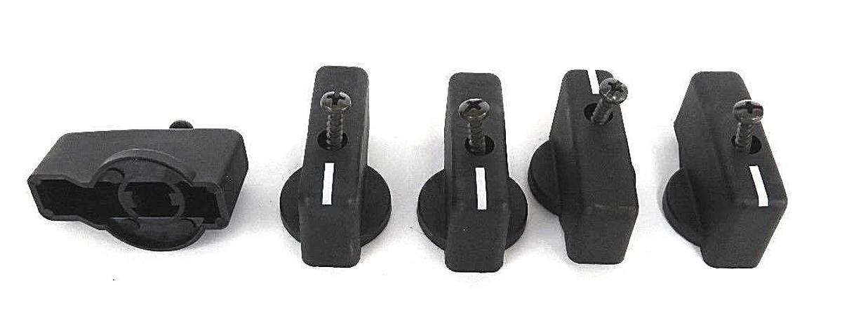 Used NEW ALLEN BRADLEY 194L-G3154N STANDARD BLACK KNOB 194LG3154N, SER. A (PACK OF 5)