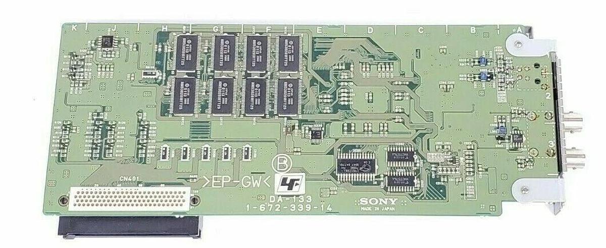Used SONY DA-133 1-672-339-14 DIGITAL SURVEILLANCE S VIDEO OUTPUT BOARD A-8320-893-A
