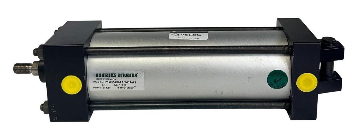 ASCO NUMATICS P1AM-06A1C-CAA2 / P1AM06A1CCAA2 ACTUATOR 6'' STROKE 2-1/2'' B NSNP