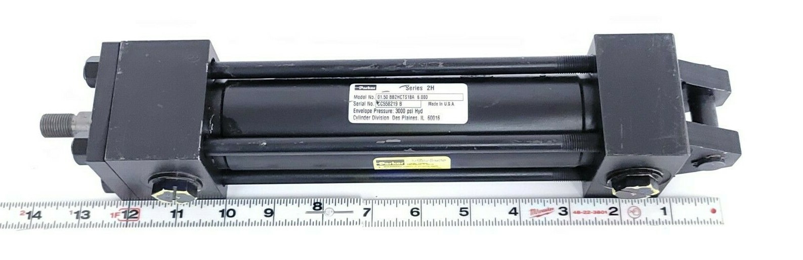Used NEW PARKER 01.50 BB2HCTS18A 6.000 CYLINDER 3000 PSI HYD