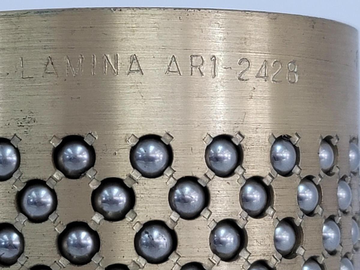 Used NEW LAMINA AR1-2428 BALL BEARING RETAINER AR12428