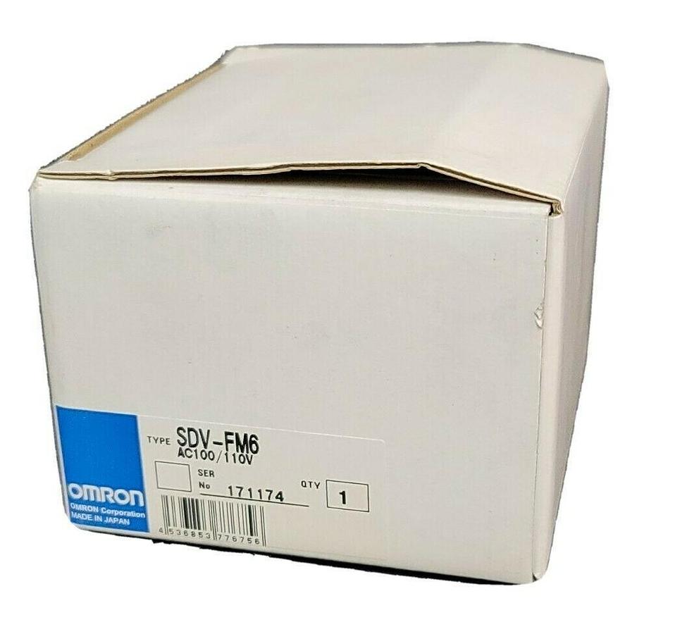 Used NIB OMRON SDV-FM6 VOLTAGE SENSOR SDVFM6 AC100/110V