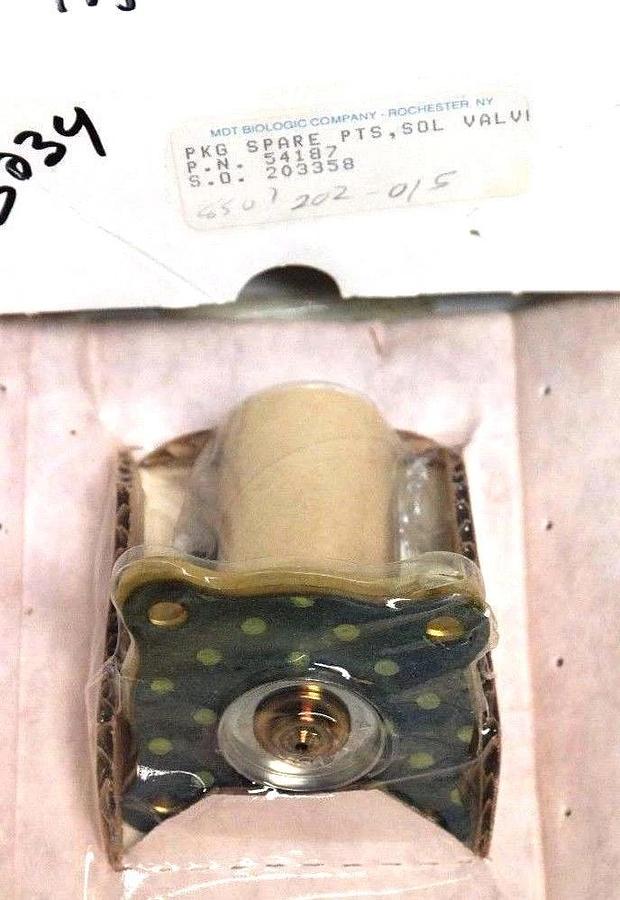 Used NIB MDT BIOLOGIC COMPANY 54187 SOLENOID VALVE REPAIR KIT