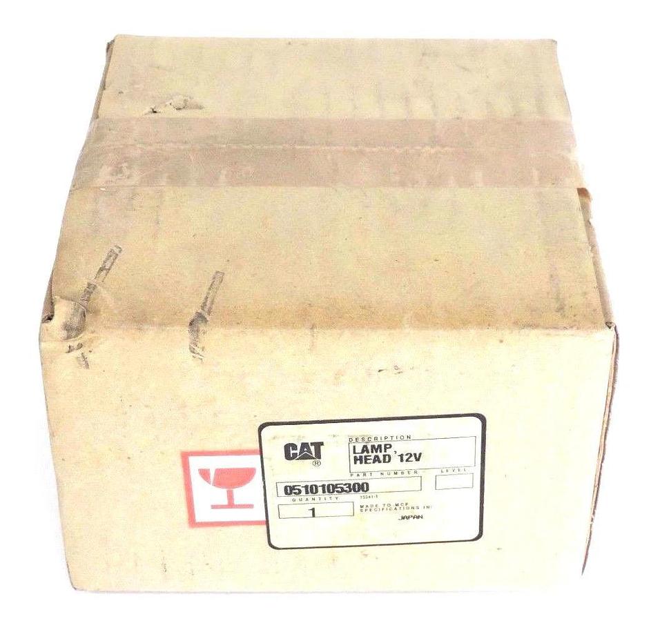 Used NEW SEALED CATERPILLAR 0510105300 LAMP HEAD 12V, 55WATT, 0510-10105300