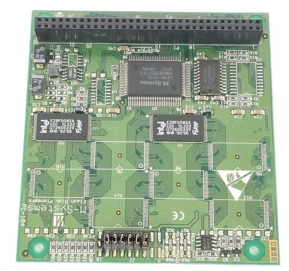 Used M SYSTEM TECHNOLOGY INC. PC104-FD-4-V FLASH DISK F-3.04