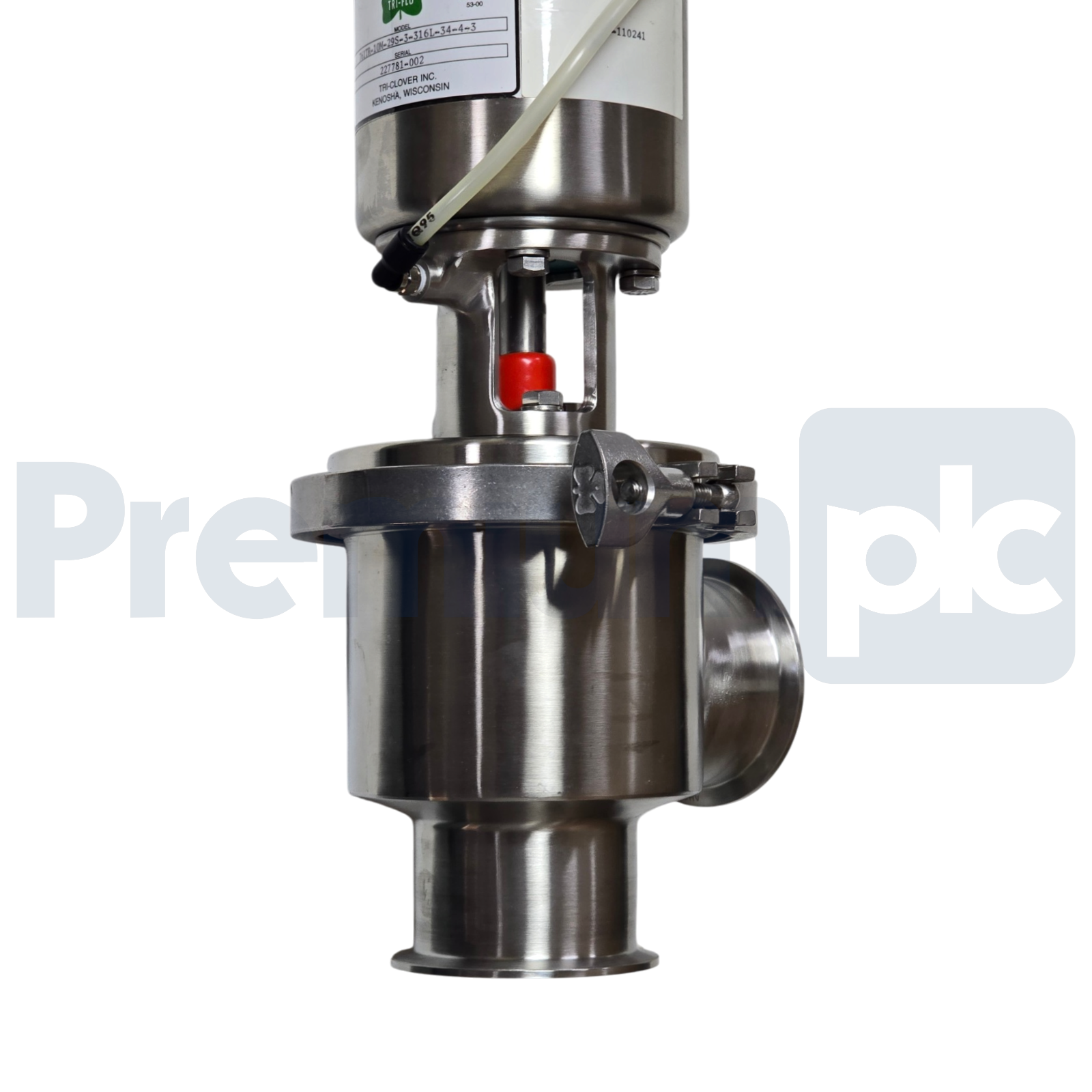 Used Alfa Laval Tri-Clover 761TR 3" SS Sanitary Valve 761TR-10M-29S-3-316L-34-4-3 NEW