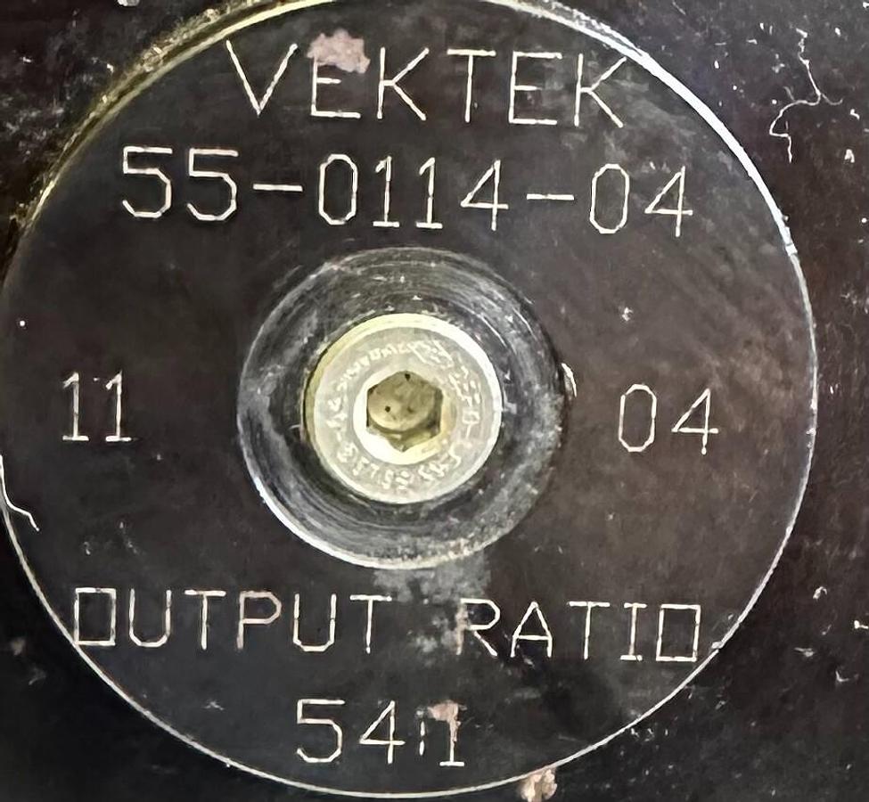 Used NEW VEKTEK 55-0114-04 / 55011404 VEKTOR FLO GREASE UNIT 54:1 RATIO 125PSI