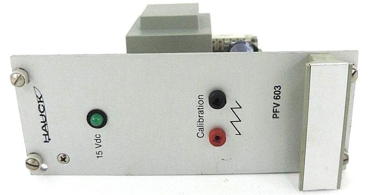 Used HAUCK PFV-603 MODULE CARD PFV603