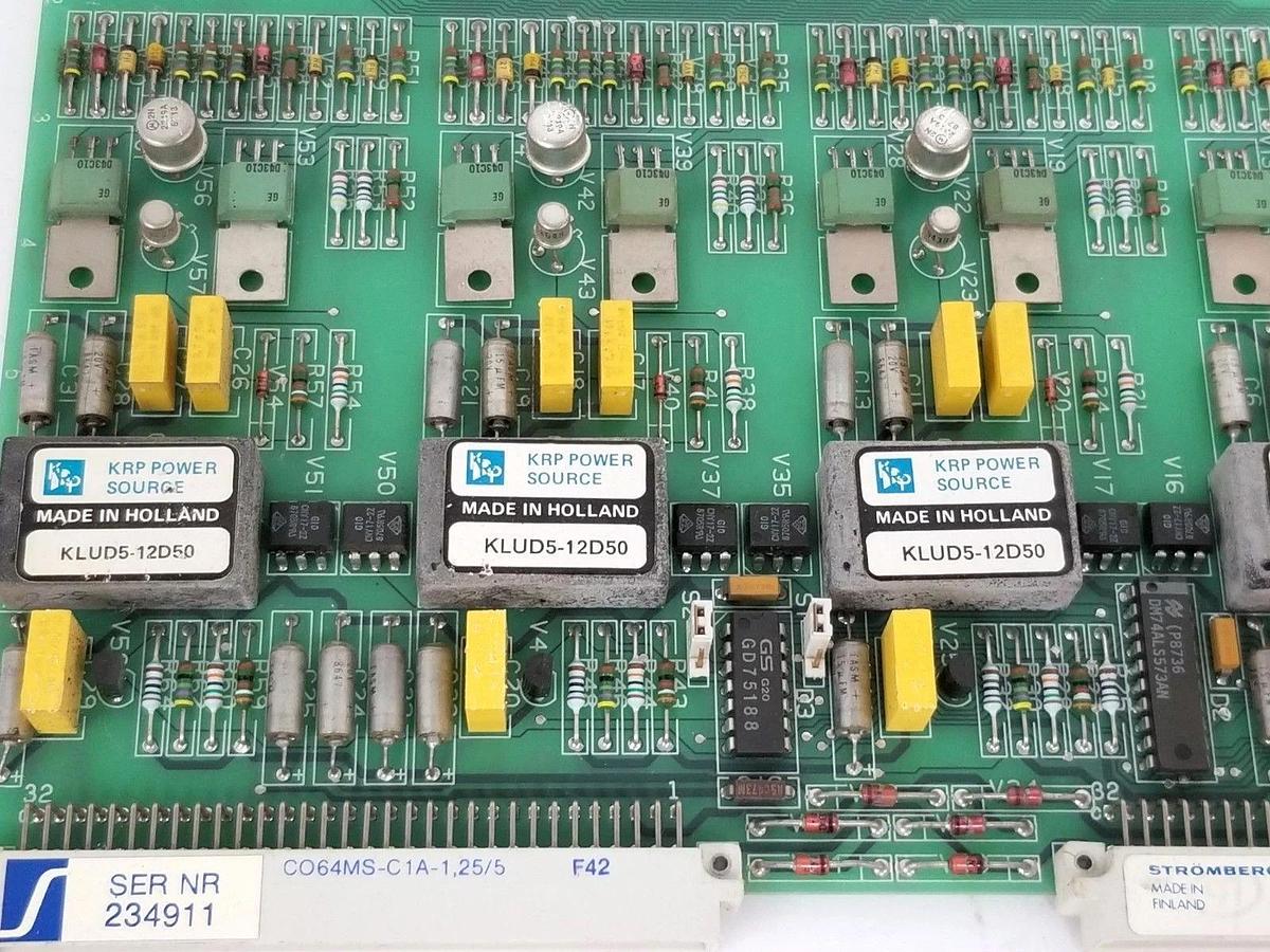 Used ABB / STROMBERG USART86-INT CURRENT LOOP BOARD 57275847 5760854-4B USART86INT