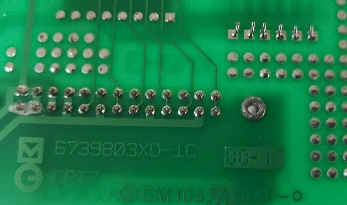 Used MERLIN GERIN 6740837 CRIZ CONTROL BOARD 6739803XD-2C 6739803XD-1C