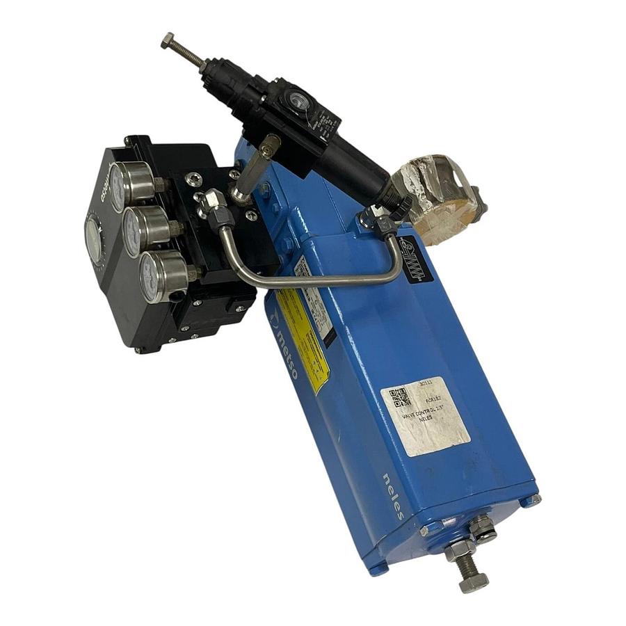 Valmet Neles Metso B1JAU8/35L Actuator w/ NE724/S1A-K Positioner & RAA040AS NSNP