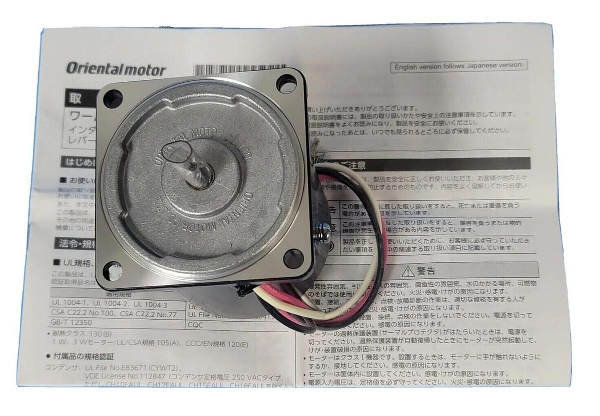 NIB ORIENTAL MOTOR 3RK15GN-AW2J REVERSIBLE MOTOR 3RK15GNAW2J