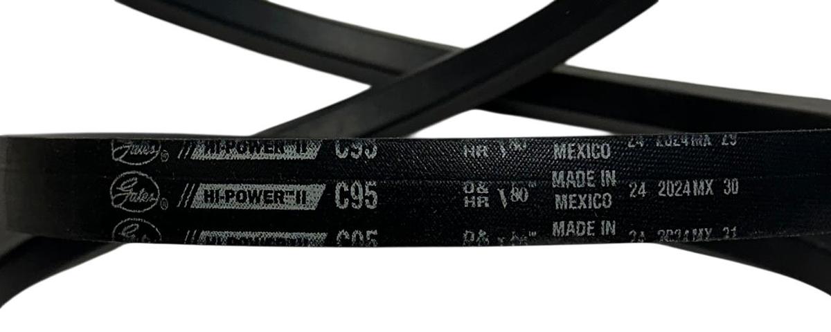 GATES 9004-2095 / C95 HI-POWER II V-Belt V80 Series 99'' TOTAL LENGTH QTY NSNP