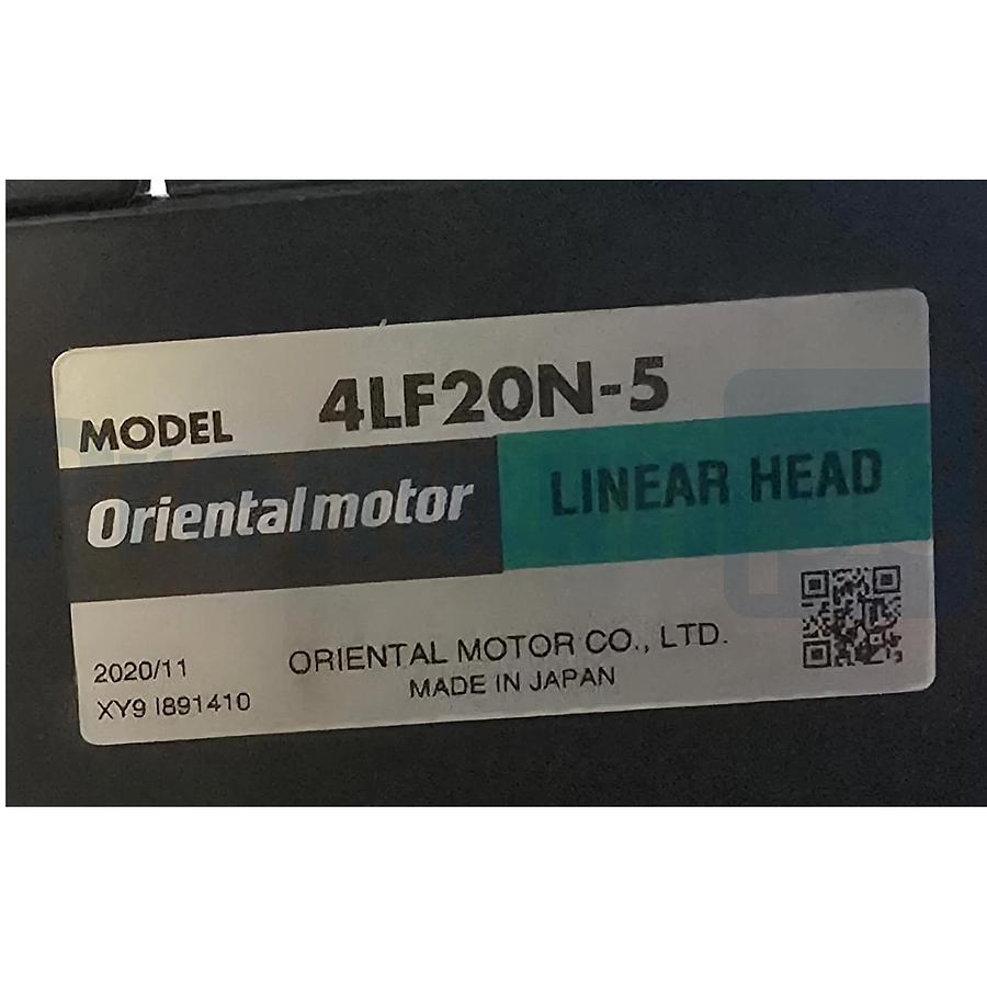 Oriental Motor 4LF20N-5 LH Linear Head Gearhead L-Type Rack & Pinion 4L20N5 NEW