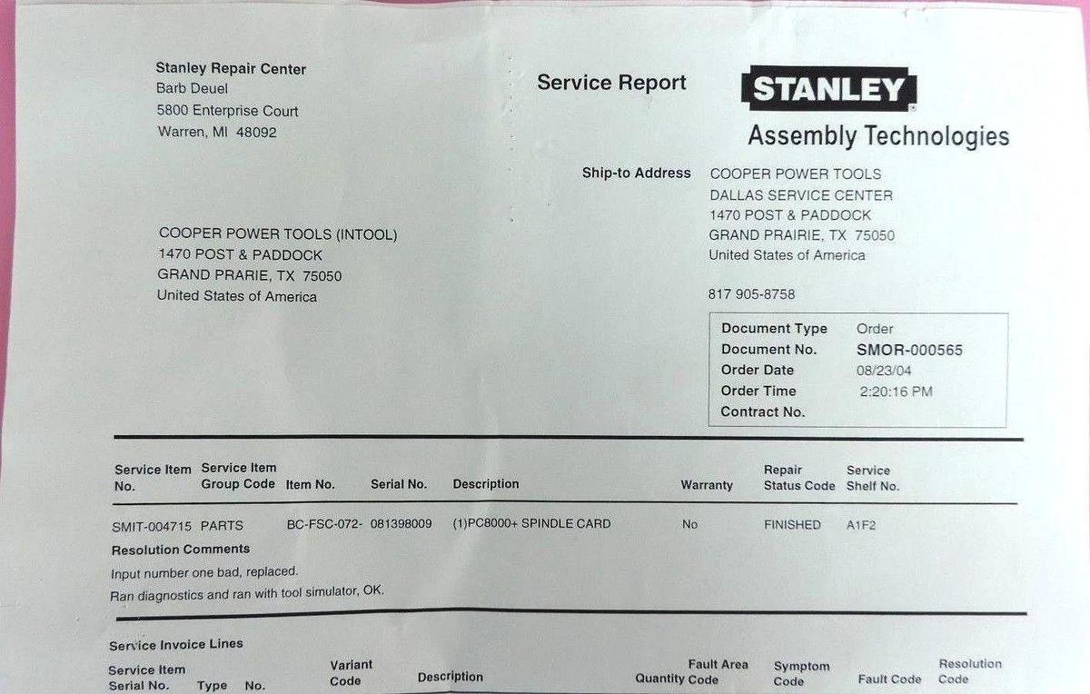 Refurbished BETA TECH BC-FSC-072-001/BC-NULL-011-001 SPINDLE CARD BCFSC072001 REPAIRED