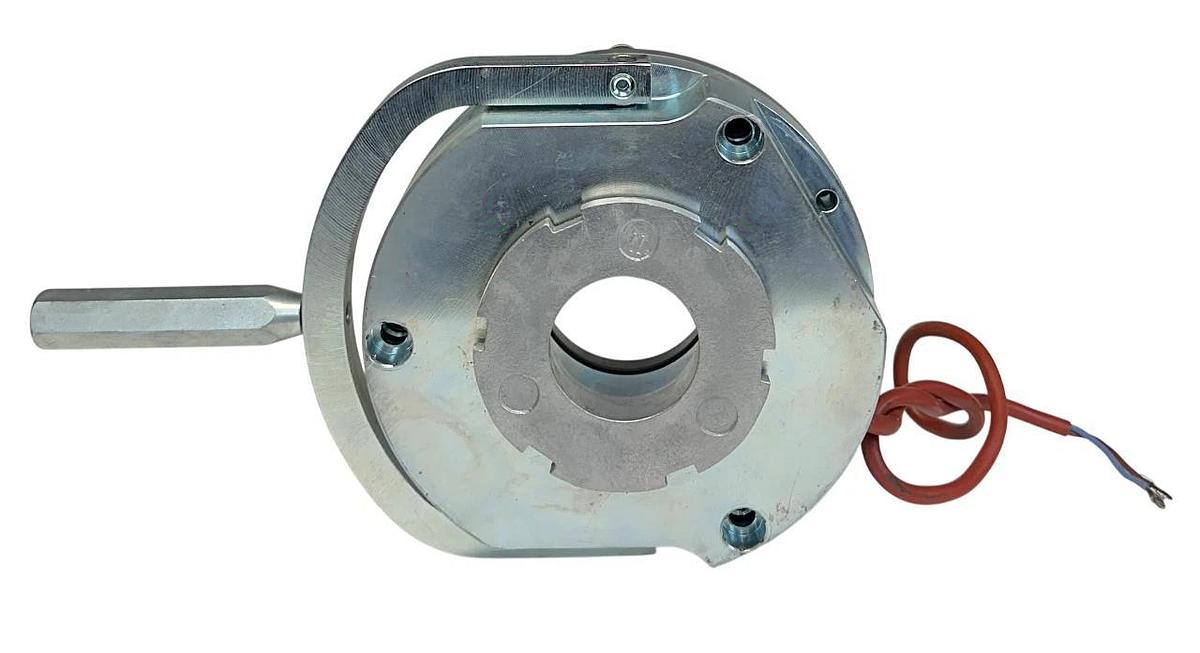 Used WARNER ELECTRIC 212094248 / 593130-1 ELECTROMAGNETIC BRAKE U=207VDC P=61.8W USNP