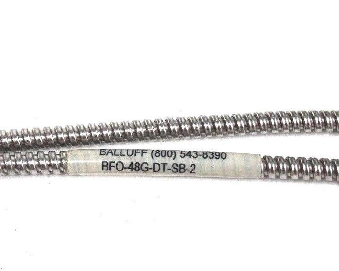 Used NIB BALLUFF BF0-48G-DT-SB-2 FIBER OPTIC CABLE BFO-48G-DT-SB-2, BFO-48G-DT-SB-02