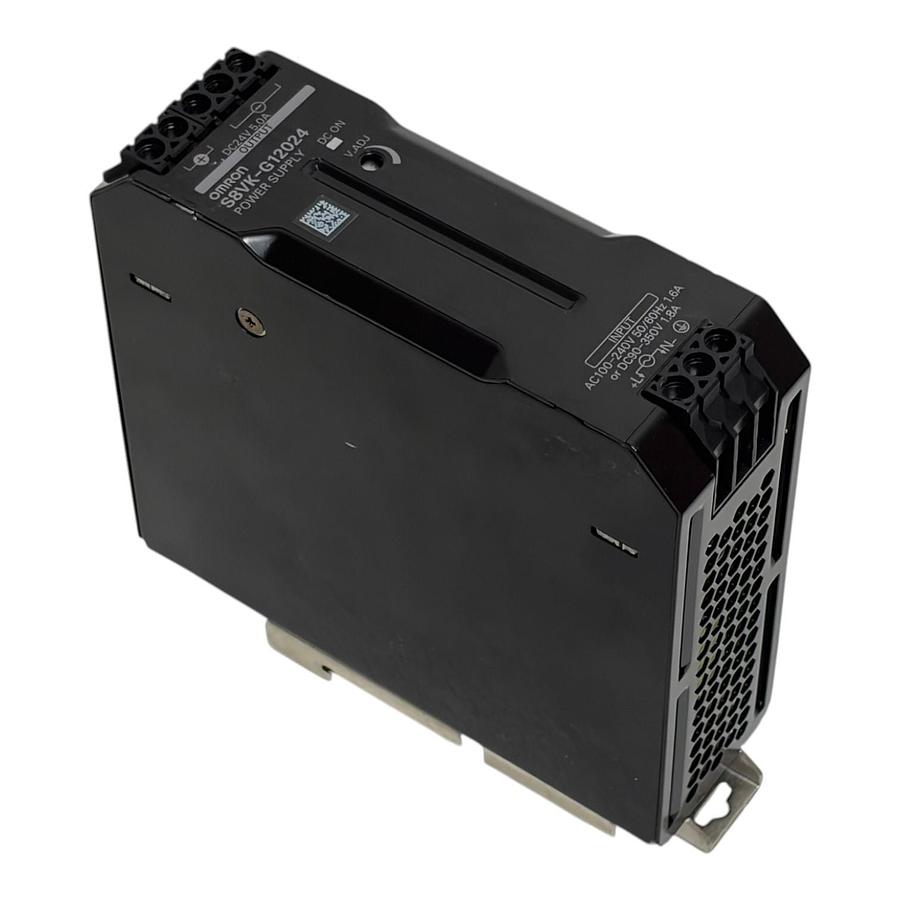 Used Omron S8VK-G12024 DIN Rail Power Supply 24V 5A 120W Switch Mode