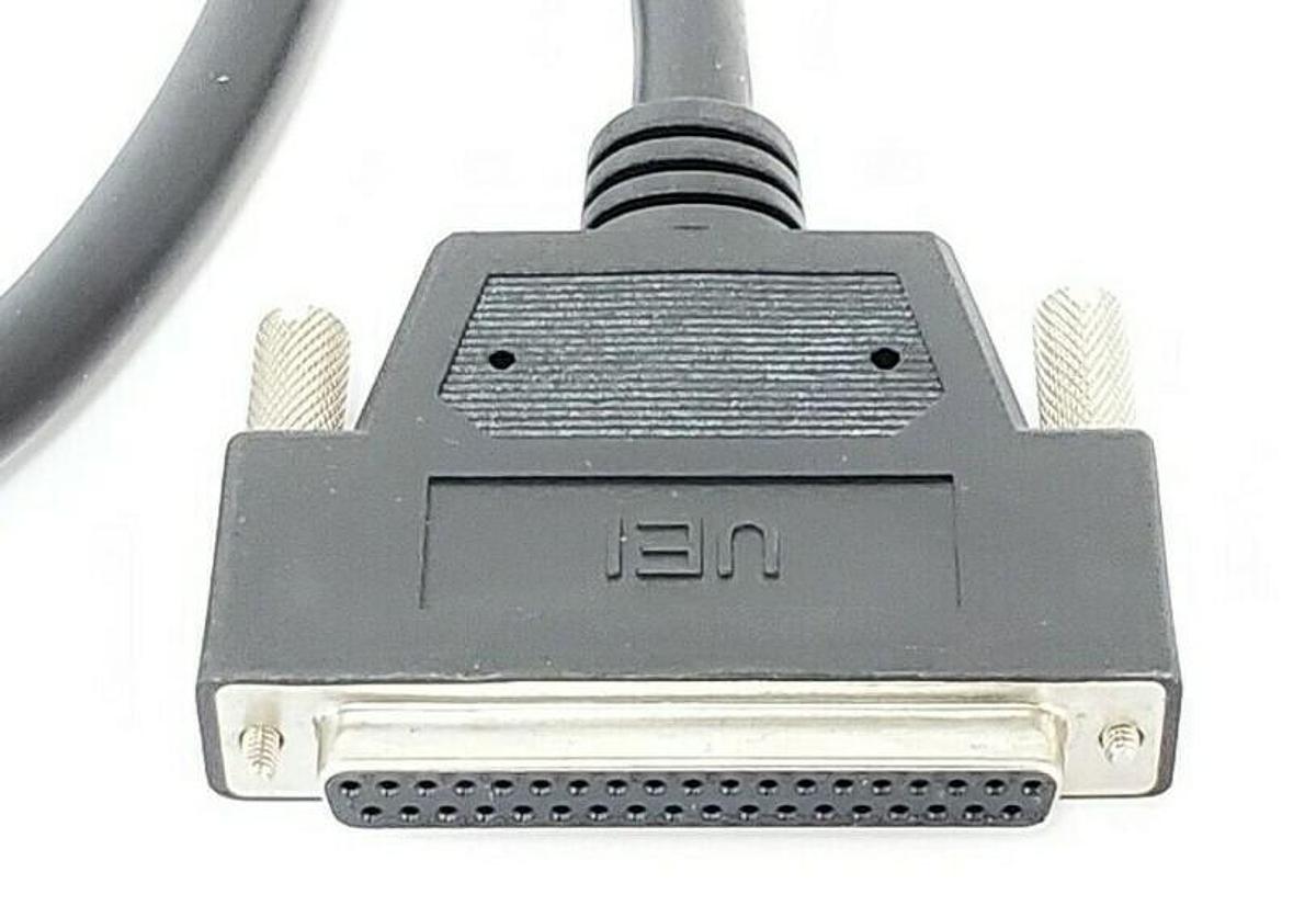 Used NEW UNITED ELECTRONIC IND. DNA-CBL-37S MALE-FEMALE CABLE 37 WAY