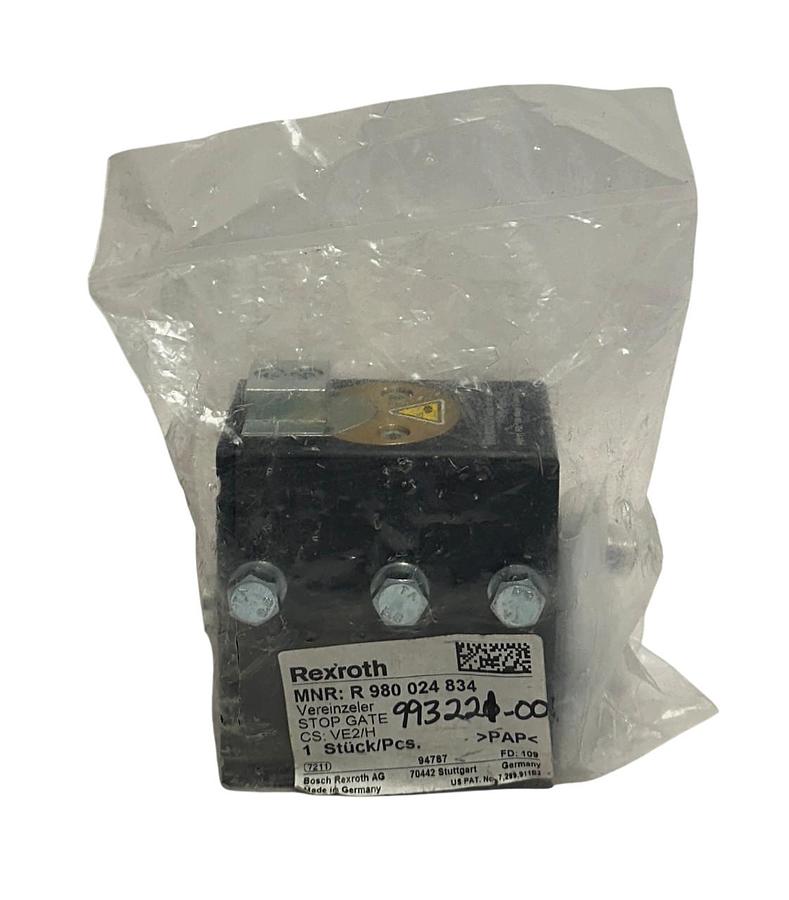 Used BOSCH REXROTH VE/2H / R980024834 PNEUMATIC STOP GATE VE2H OEM NSFS