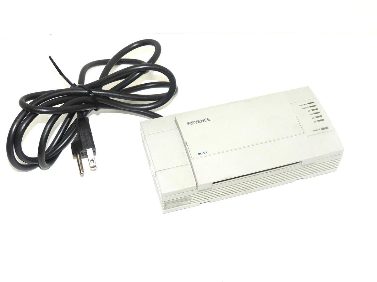 Used KEYENCE BL-U1 BARCODE SCANNER POWER SUPPLY BLU1