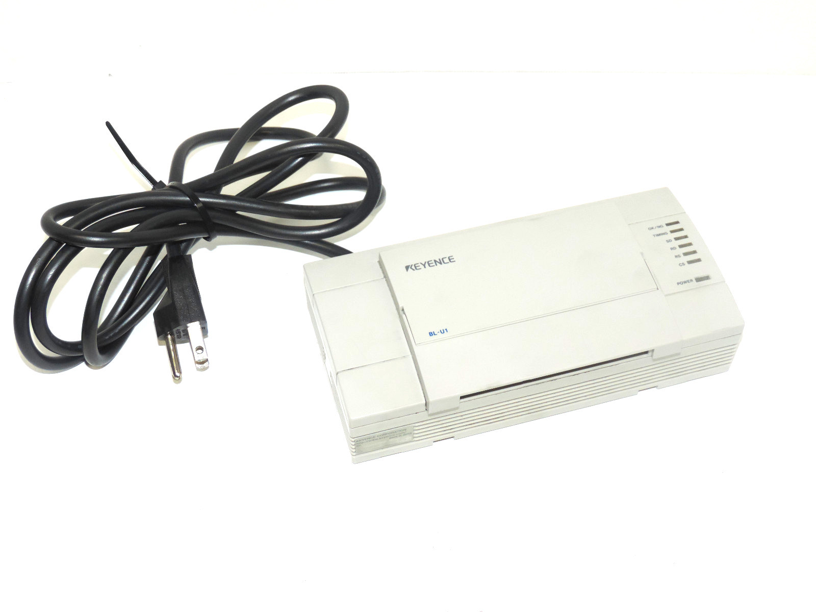 Used KEYENCE BL-U1 BARCODE SCANNER POWER SUPPLY BLU1