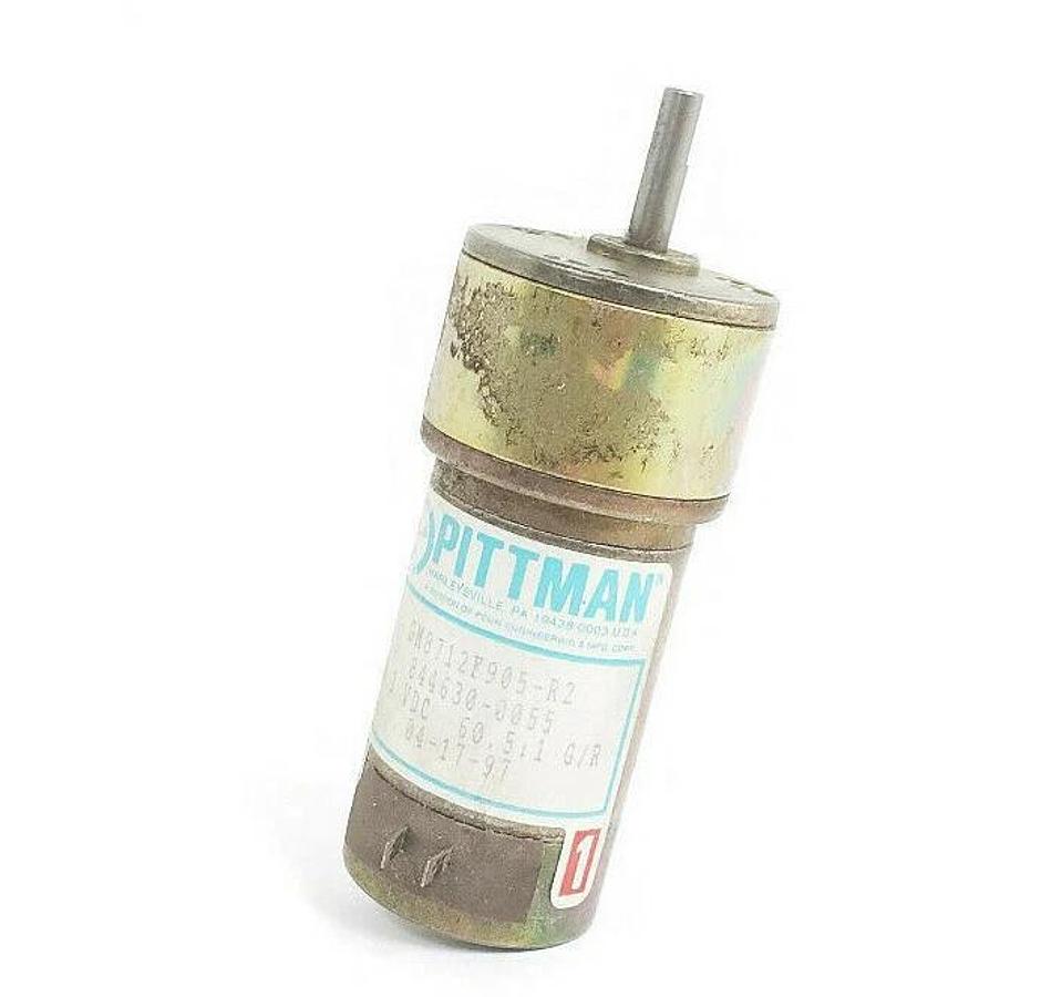 Used PITTMAN GM8712F905-R2 ELECTRIC GEAR MOTOR, 844630-0055, 30.3 VDC, 60.5:1 G/R