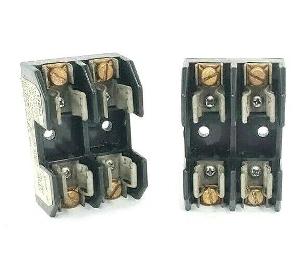 Used LOT OF 2 USD H25030-2P FUSE HOLDERS 30A-250V, H250302P
