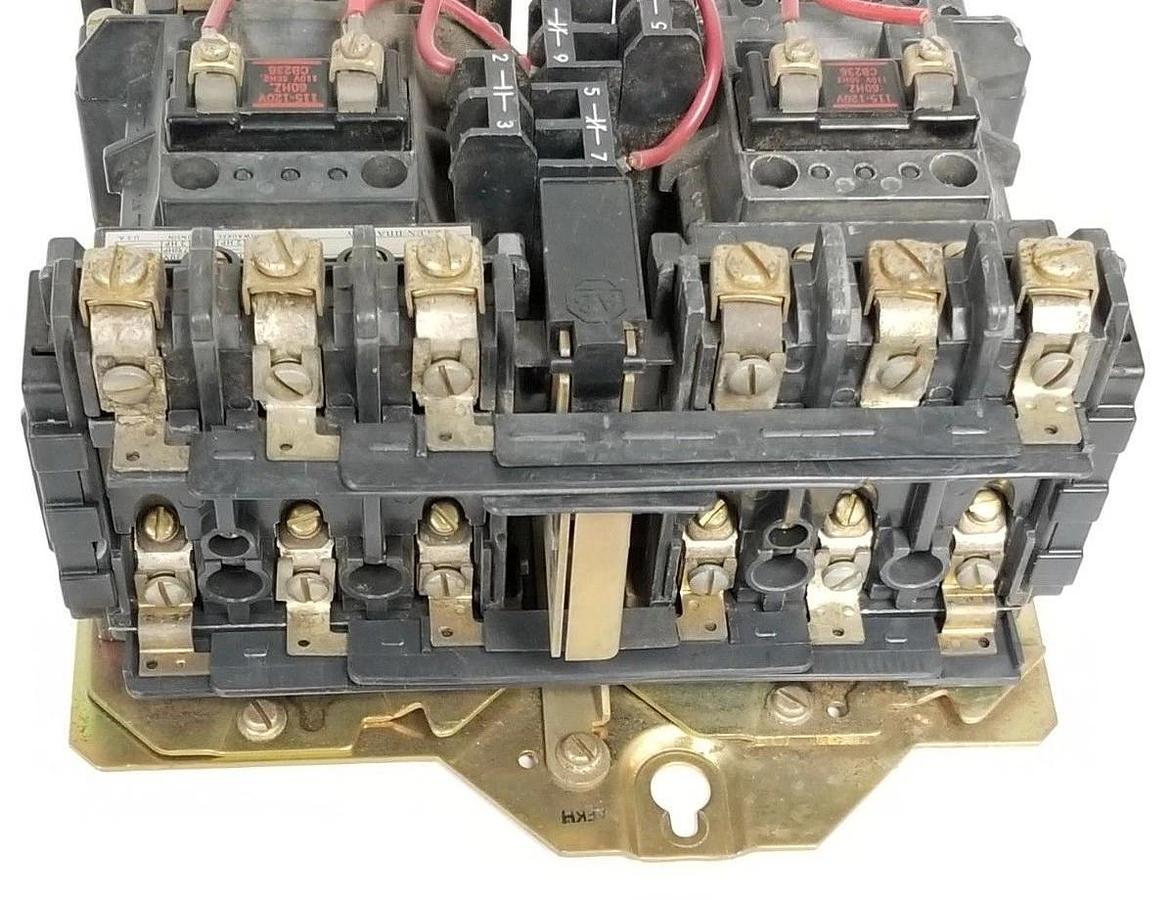 Used ALLEN BRADLEY 505-BOD REVERSING STARTER SER. A W/ (2) CB236 COILS 110-120V