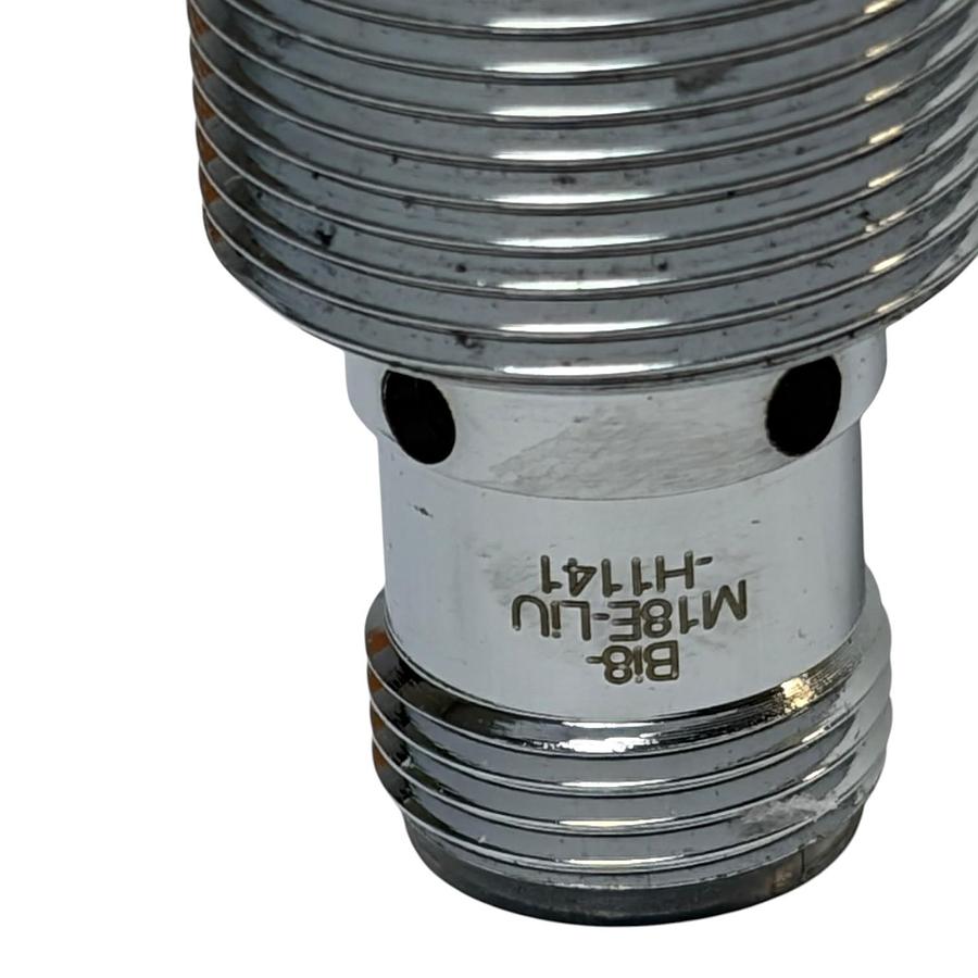 Used Turck BI8-M18E-LiU-H1141 Inductive Analog Proximity Sensor M18 Flush New Surplus